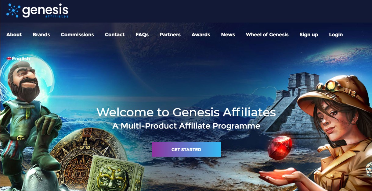 Genesis Affiliates Casino Brands